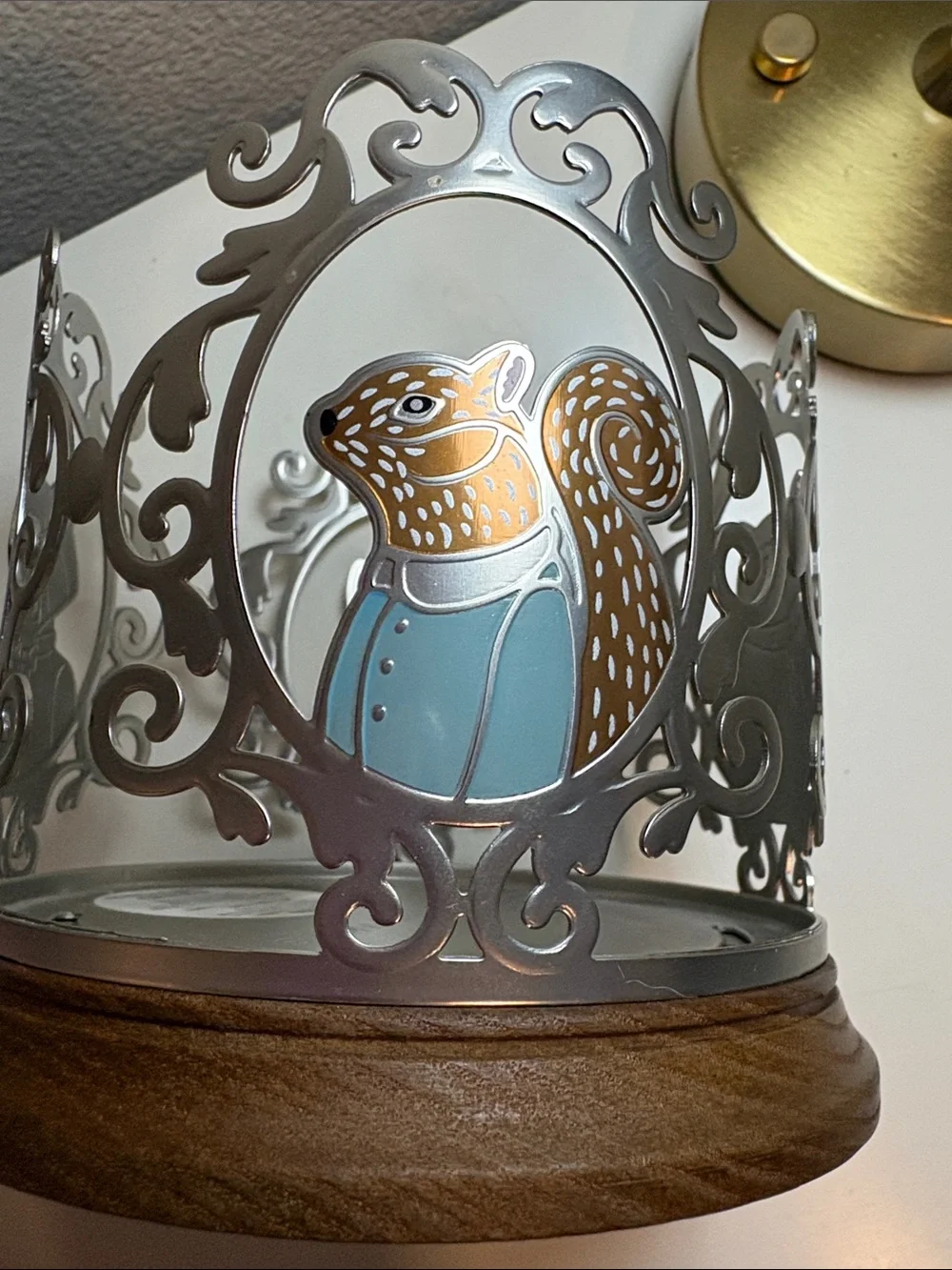 Rare! Bath & Body Works forest critters candle holder